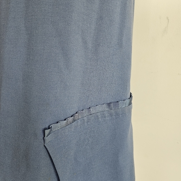 Liu Jo Jeans Blue Zipper Zip Ruffle Dress - Picture 4 of 13